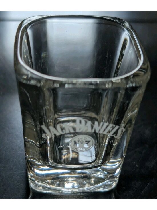 Vintage Jack Daniel's Old No. 7 Shot Glass- Square Shaped -126 - Picture 2 of 4